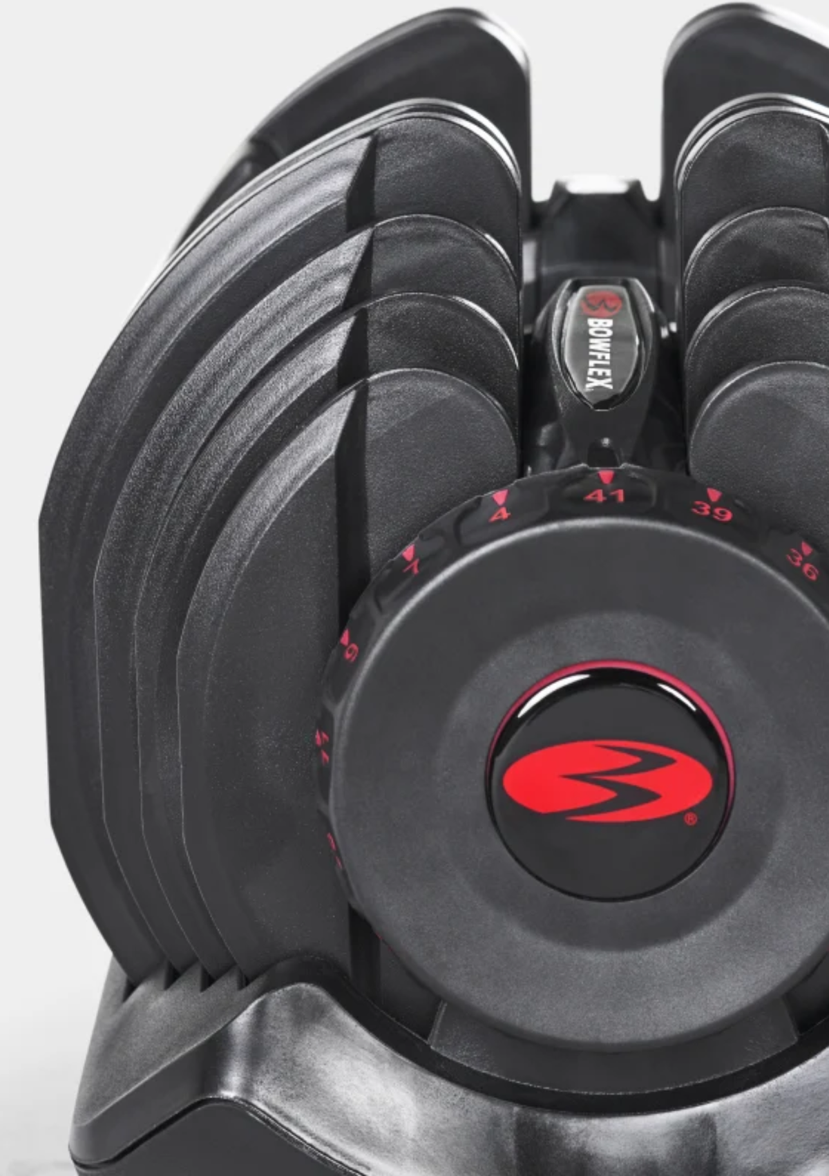 BowFlex 1090i Adjustable Dumbbell Pair with BowFlex Stand