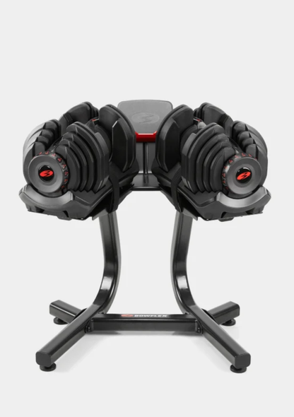 BowFlex 1090i Adjustable Dumbbell Pair with BowFlex Stand