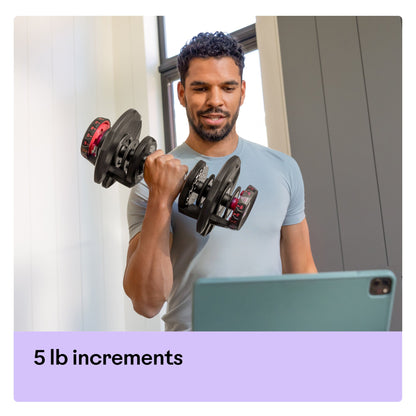 BowFlex 1090i Adjustable Dumbbell Pair with BowFlex Stand - uk.johnsonfitness.com