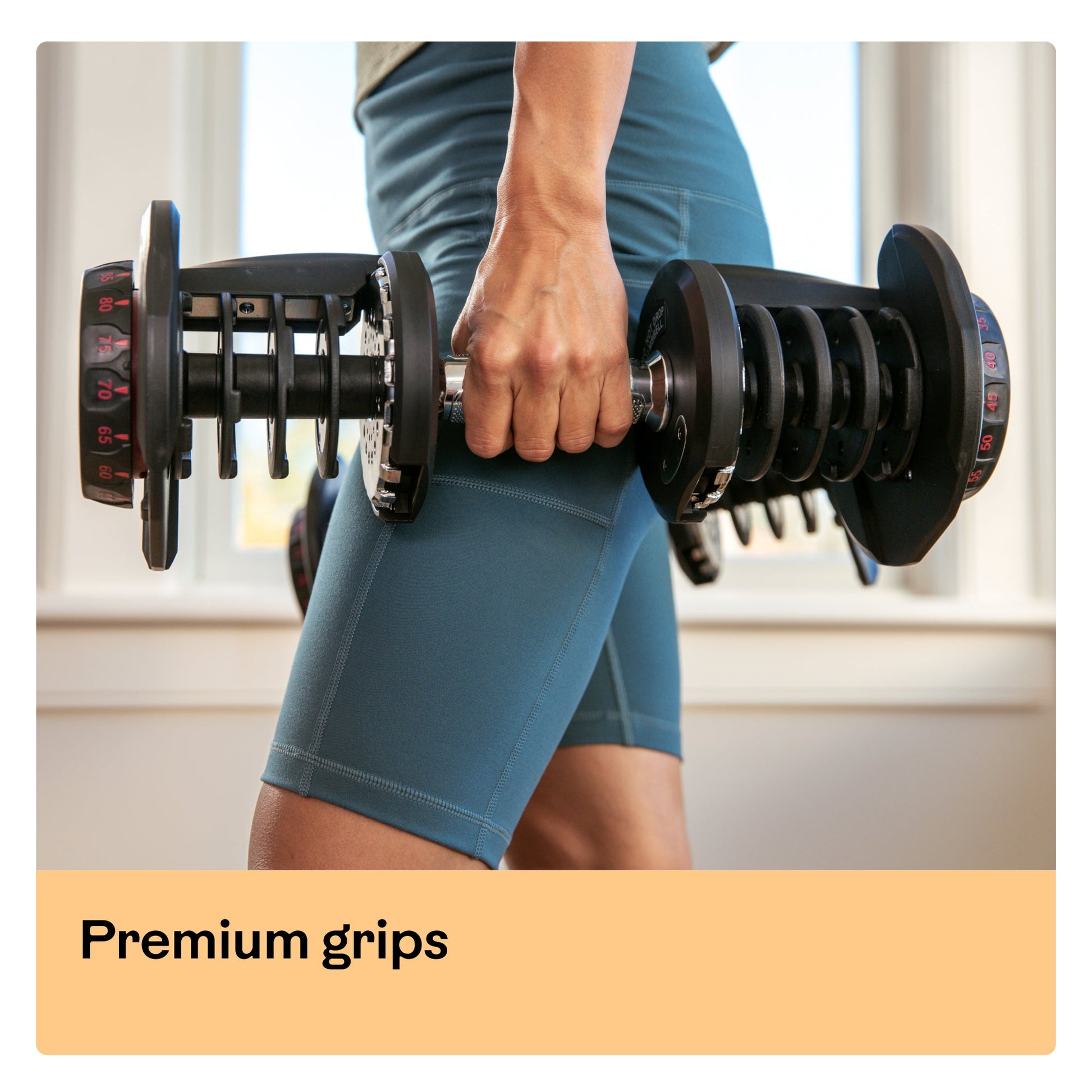 BowFlex 1090i Adjustable Dumbbell Pair with BowFlex Stand - uk.johnsonfitness.com
