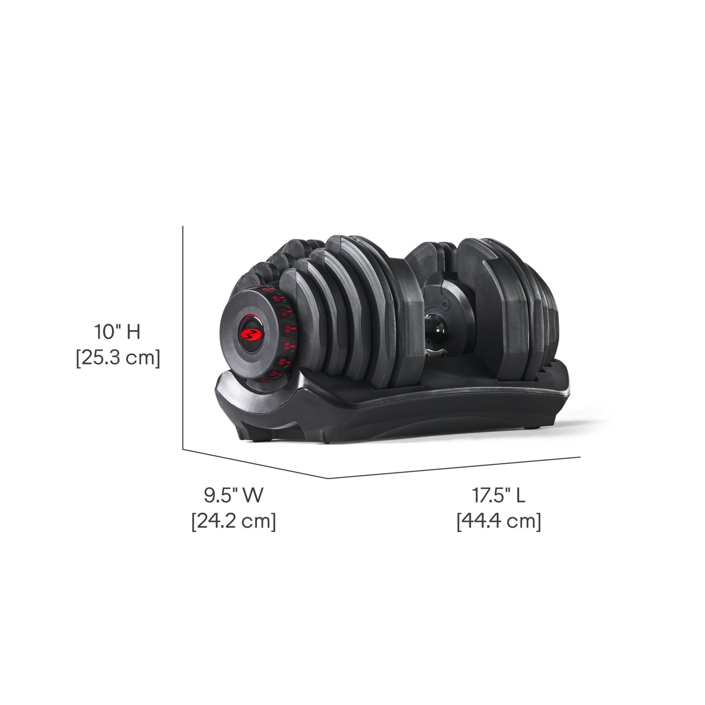 BowFlex SelectTech 1090i Adjustable Dumbbell (Single) - uk.johnsonfitness.com