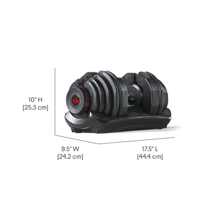 BowFlex 1090i Adjustable Dumbbell Pair with BowFlex Stand - uk.johnsonfitness.com