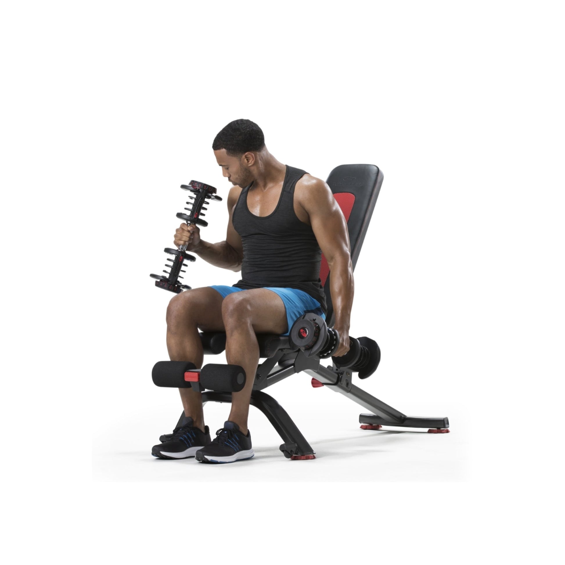 BowFlex 552i Adjustable Dumbbells (Pair) & 5.1s Bench Bundle - uk.johnsonfitness.com