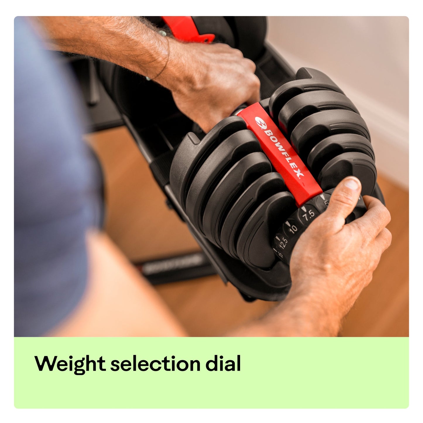 BowFlex 552 Adjustable Dumbbells (Single) - uk.johnsonfitness.com