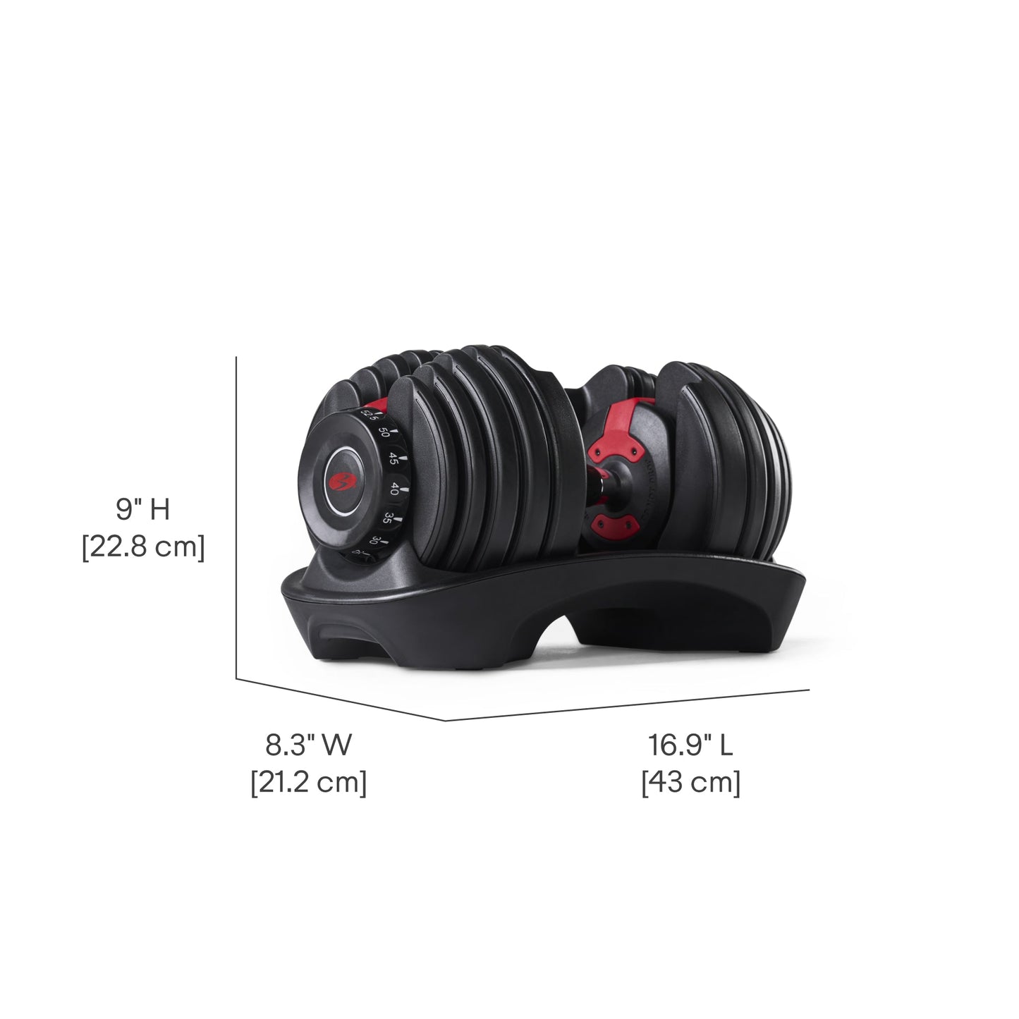BowFlex 552i SelectTech Adjustable Dumbbell (Single) – 2–24kg Home Gym Strength Training Weight Set - uk.johnsonfitness.com