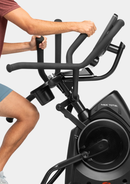Up your upper-body options.  6-grip handlebars.