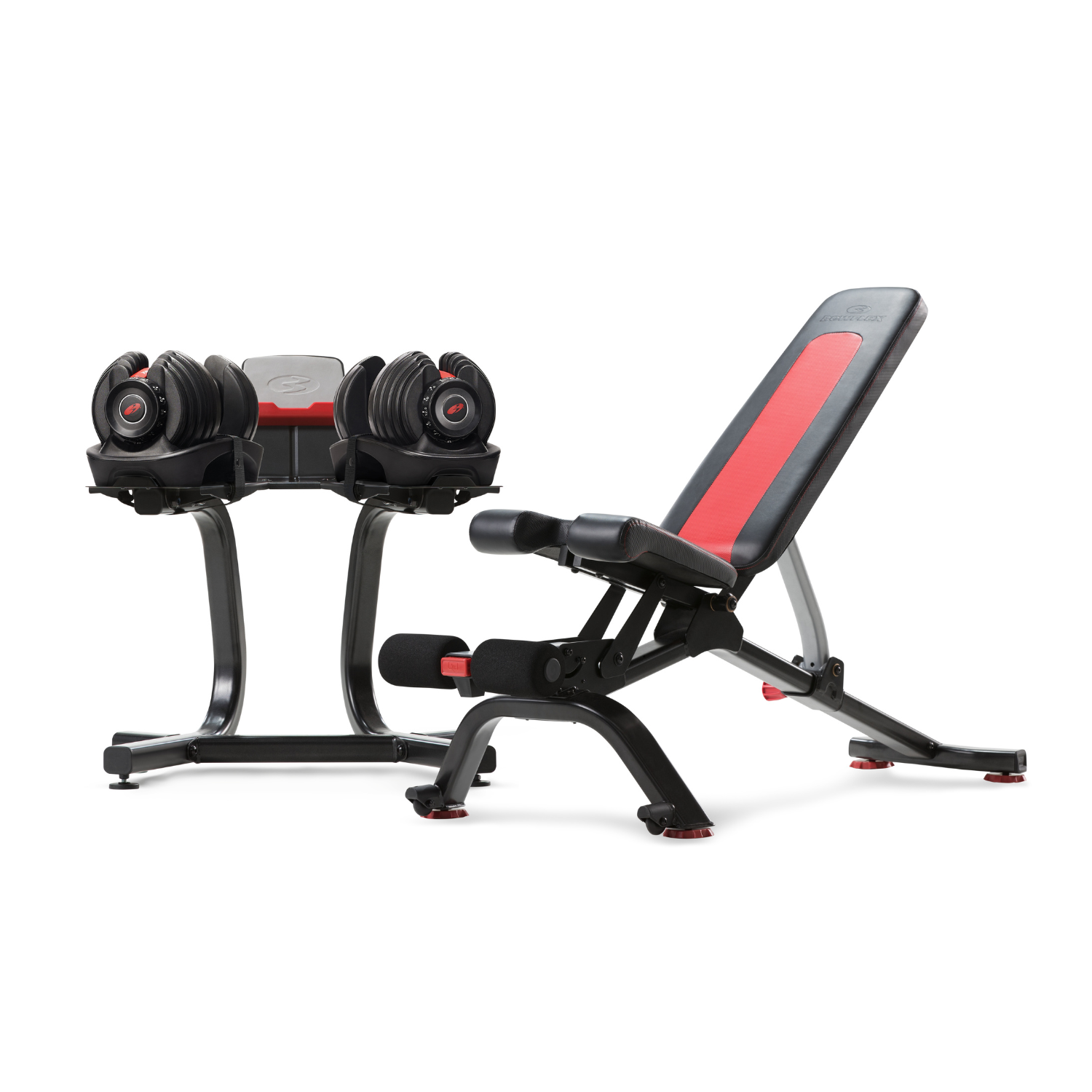 BowFlex Gym Bundle - 552i Adjustable Dumbbells (pair) x BowFlex Rack x 5.1s Bench - uk.johnsonfitness.com