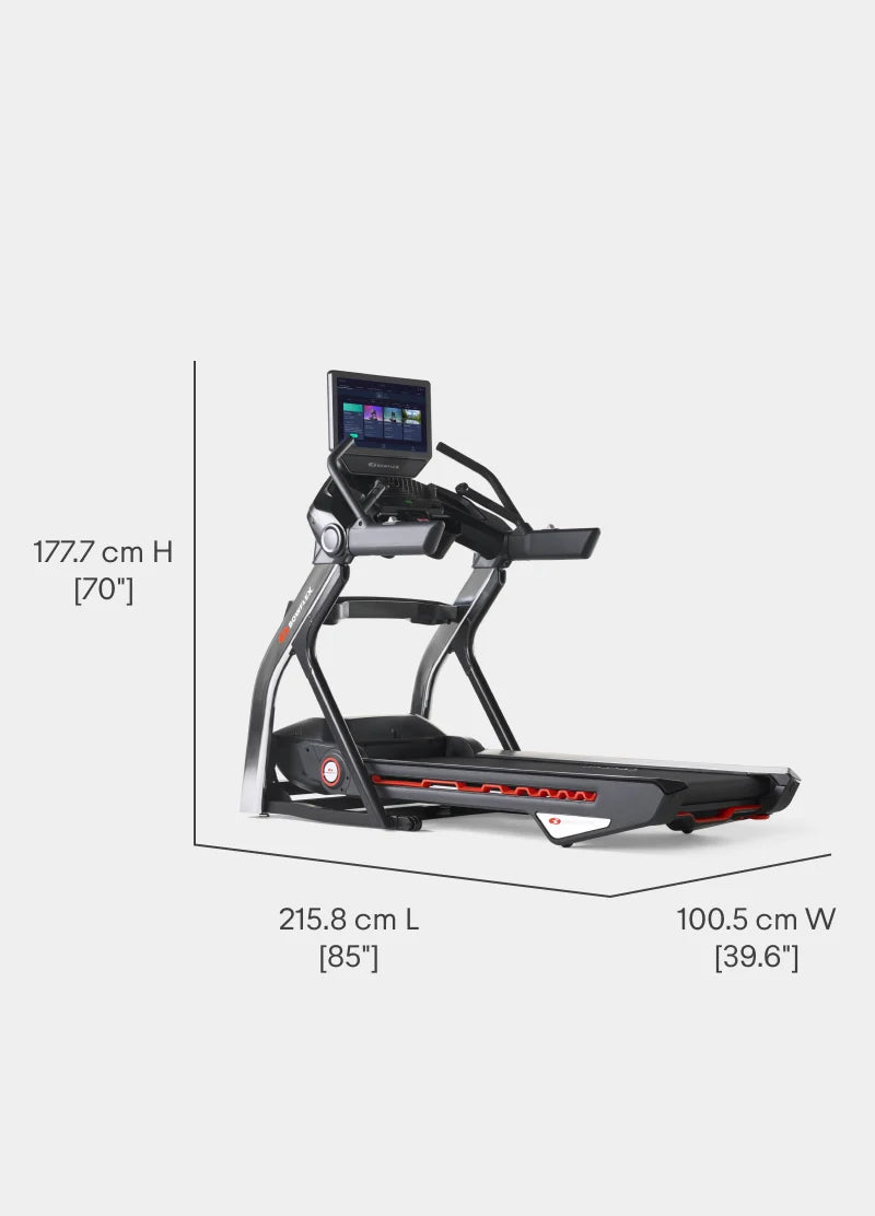 Open treadmill dimensions